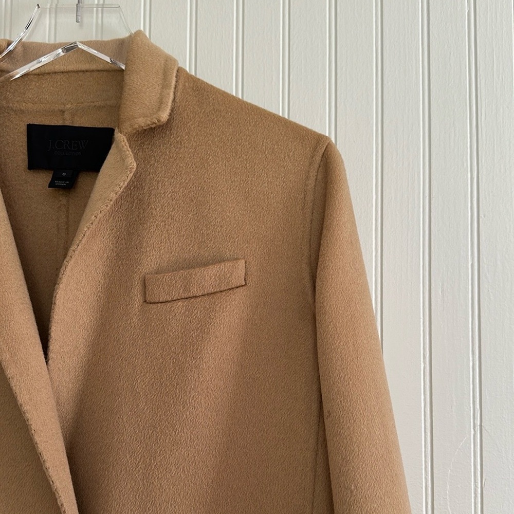 J. Crew Collection Double-Faced Cashmere Coat Topper - Picture 4 of 12
